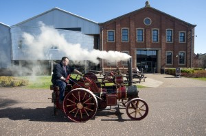 steam engine at Summerlee Museum