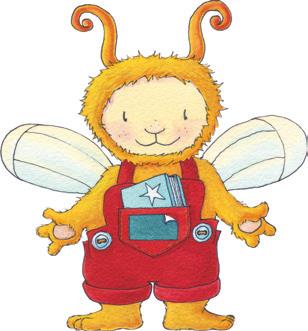 Image result for book bug clip art