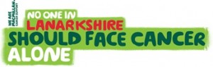 Macmillan Slogan - No one in Lanarkshire should face cancer alone