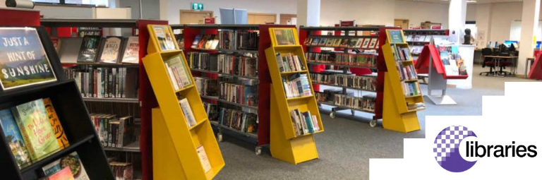 Interior of library