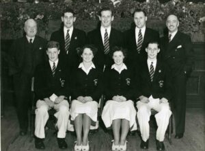 photo of the London Olympics swimming team in 1948