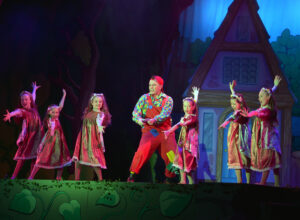dancers in Jack and the Beanstalk at Ravenscraig Regional Sports Facility in 2023
